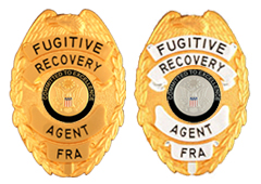 FUGITIVE RECOVERY AGENT BADGES