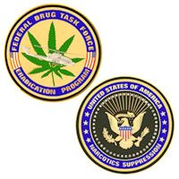 Federal Drug Task Force Coin