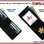 Bifold Badge Wallet Vertical